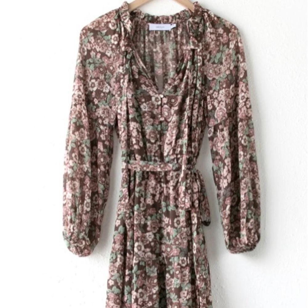 Zoa Chiffon Maxi Dress with Slip
